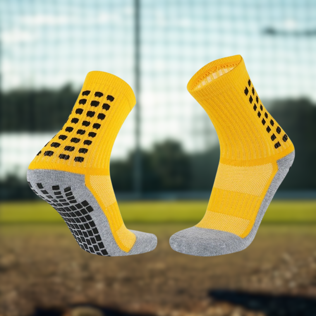 Chaussettes de Football Antidérapantes DribbleX – Enfant & Adulte | Grip, Confort & Performance