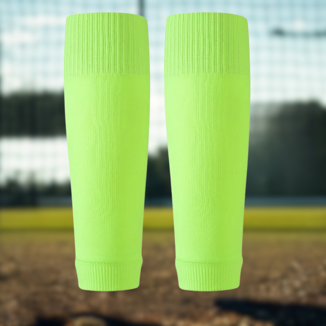 Manchons de Compression DribbleX – Jambières sans pied pour Football – Taille Enfant & Adulte – Haute Élasticité – 10 Couleurs