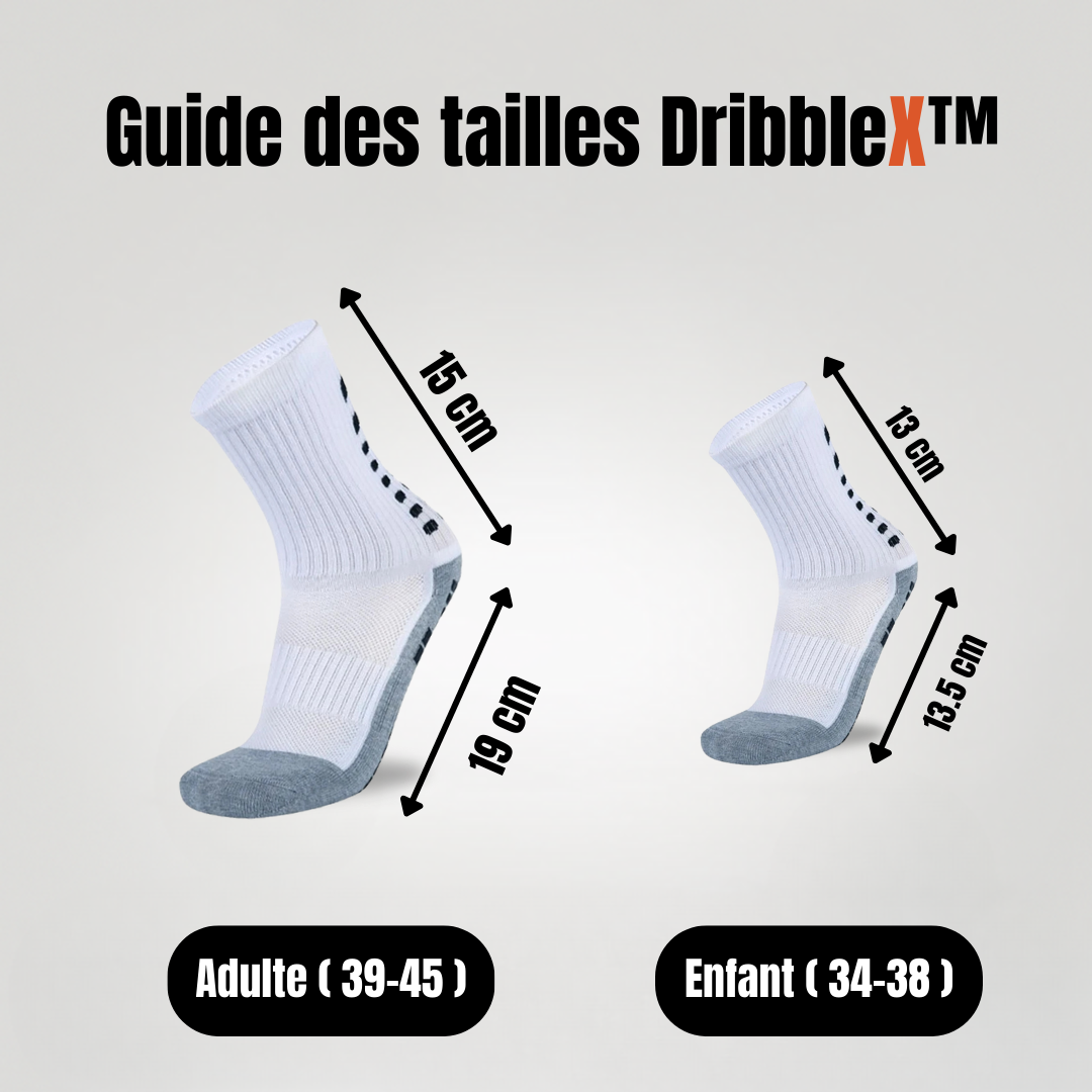 GripX™ – Chaussettes antidérapantes — DribbleX™