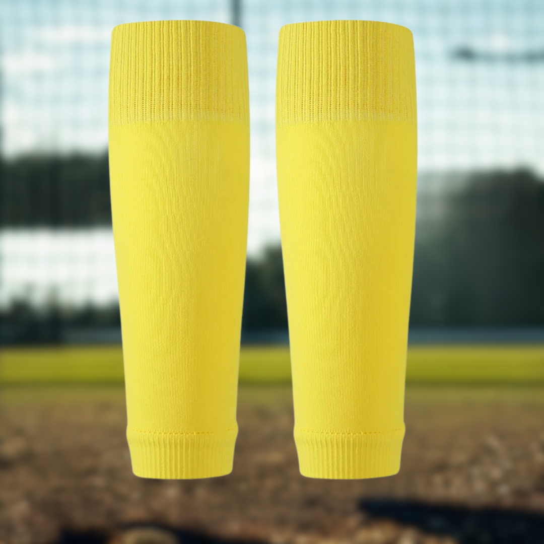 Manchons de Compression DribbleX – Jambières sans pied pour Football – Taille Enfant & Adulte – Haute Élasticité – 10 Couleurs