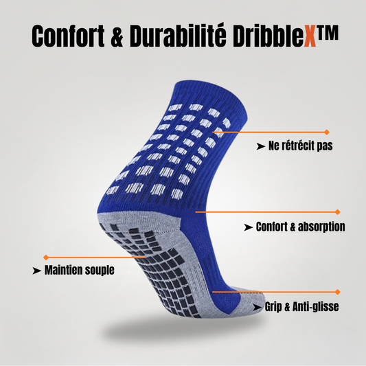 GripX™ – Chaussettes antidérapantes — DribbleX™