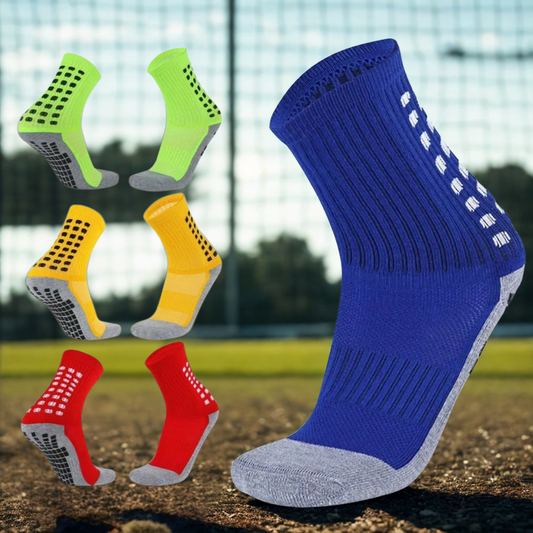Chaussettes de Football Antidérapantes DribbleX – Enfant & Adulte | Grip, Confort & Performance