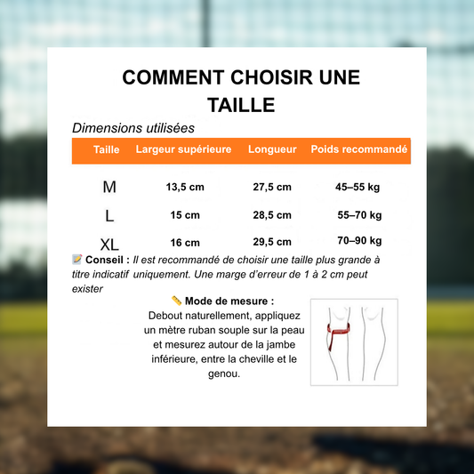 🛡️ Protège-tibias à Manchon DribbleX – La défense ultime pour tes jambes