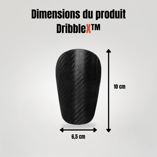 MicroGuardX™ — Mini protège-tibias DribbleX™ (6,5 × 10 cm)