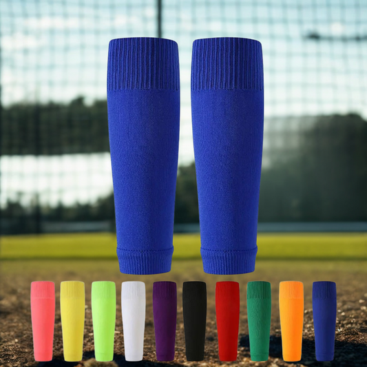 Manchons de Compression DribbleX – Jambières sans pied pour Football – Taille Enfant & Adulte – Haute Élasticité – 10 Couleurs
