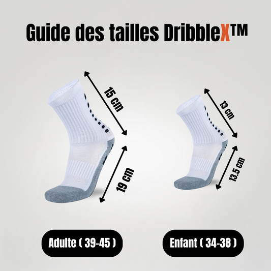 GripX™ – Chaussettes antidérapantes — DribbleX™