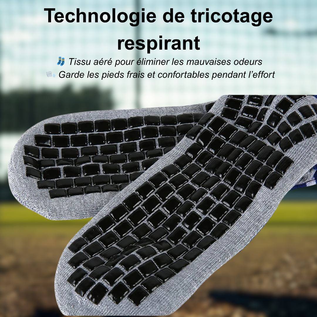 Chaussettes de Football Antidérapantes DribbleX – Enfant & Adulte | Grip, Confort & Performance